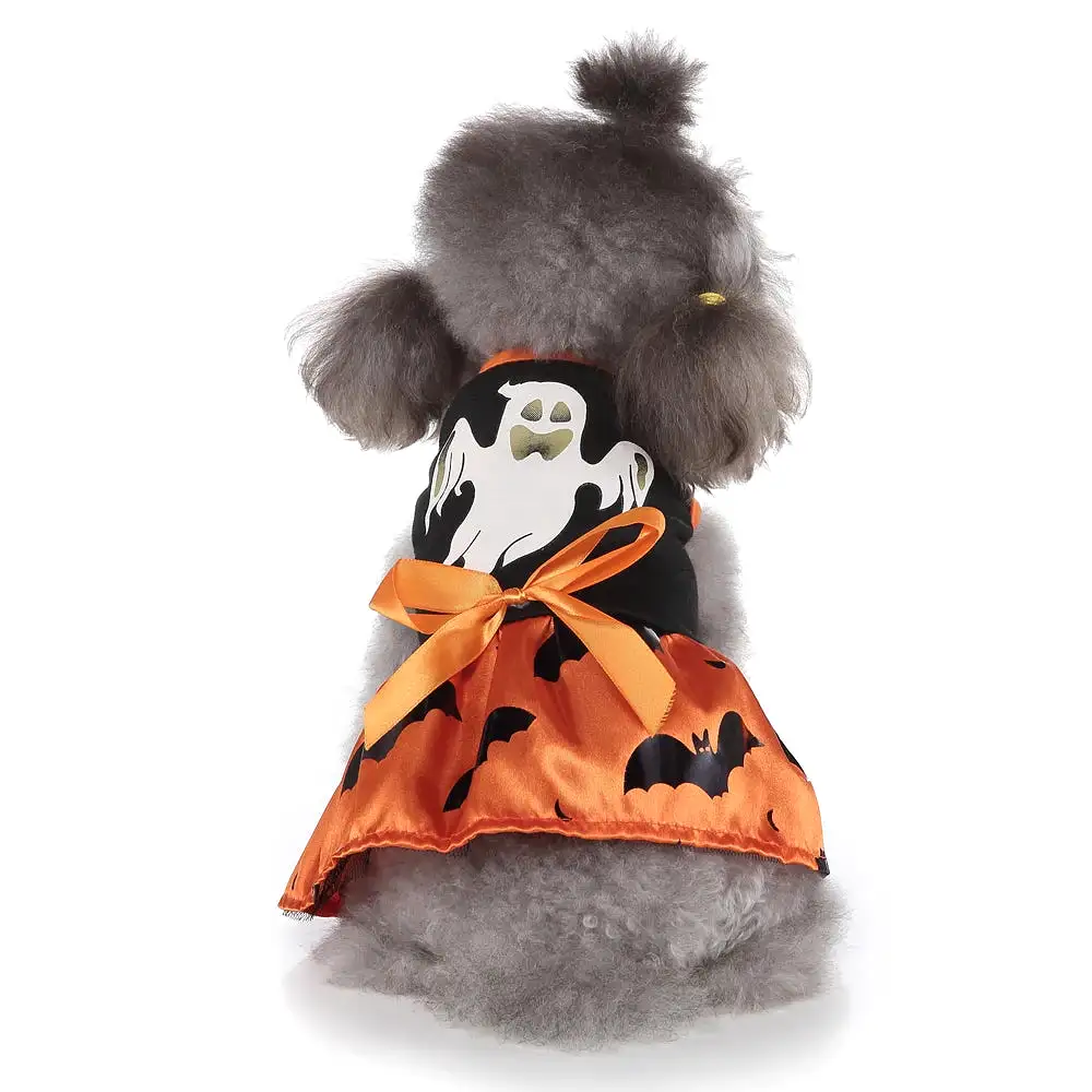 Funny Halloween Pet Cat Dresses for Small Dog Clothing Cosplay Cat Costume Christmas Dress Up Skirt Dog Dress Puppy Chihuahua