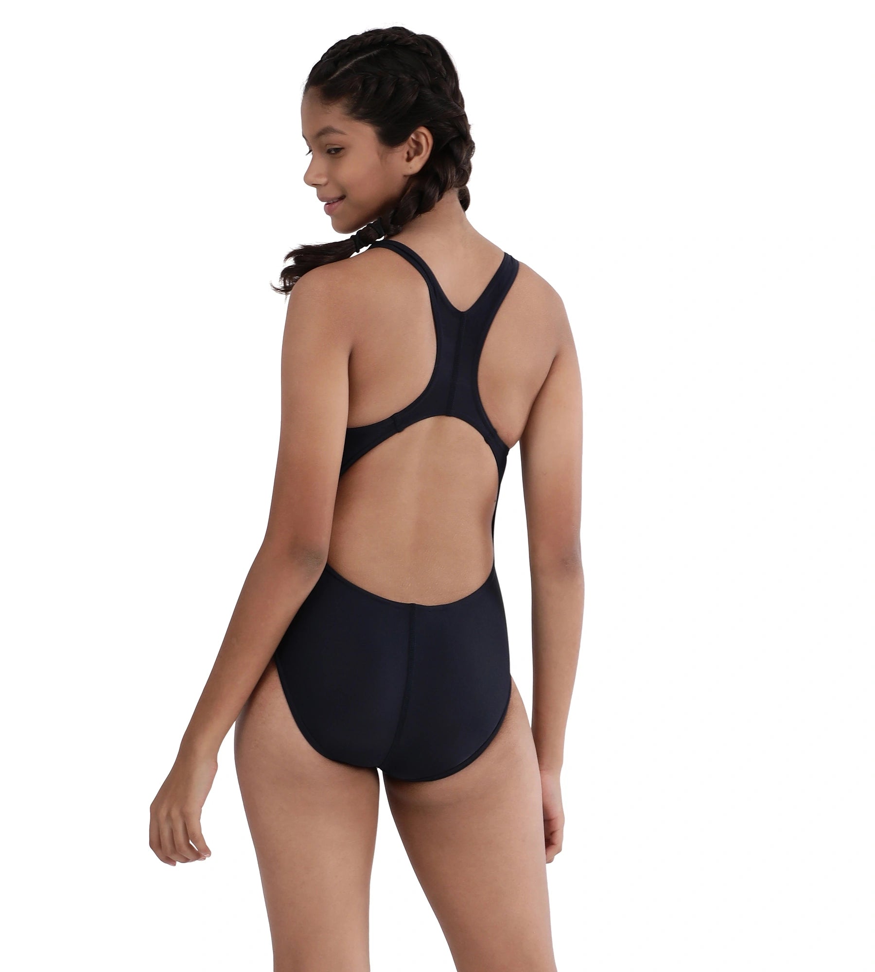 Girl's Splashback Swimwear - Navy