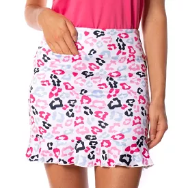 Golftini Womens Big Bang Pull-On Ruffle Stretch Skort 18