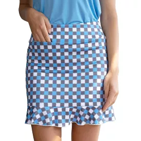 Golftini Womens The Secret Pull-On Ruffle Stretch Skort