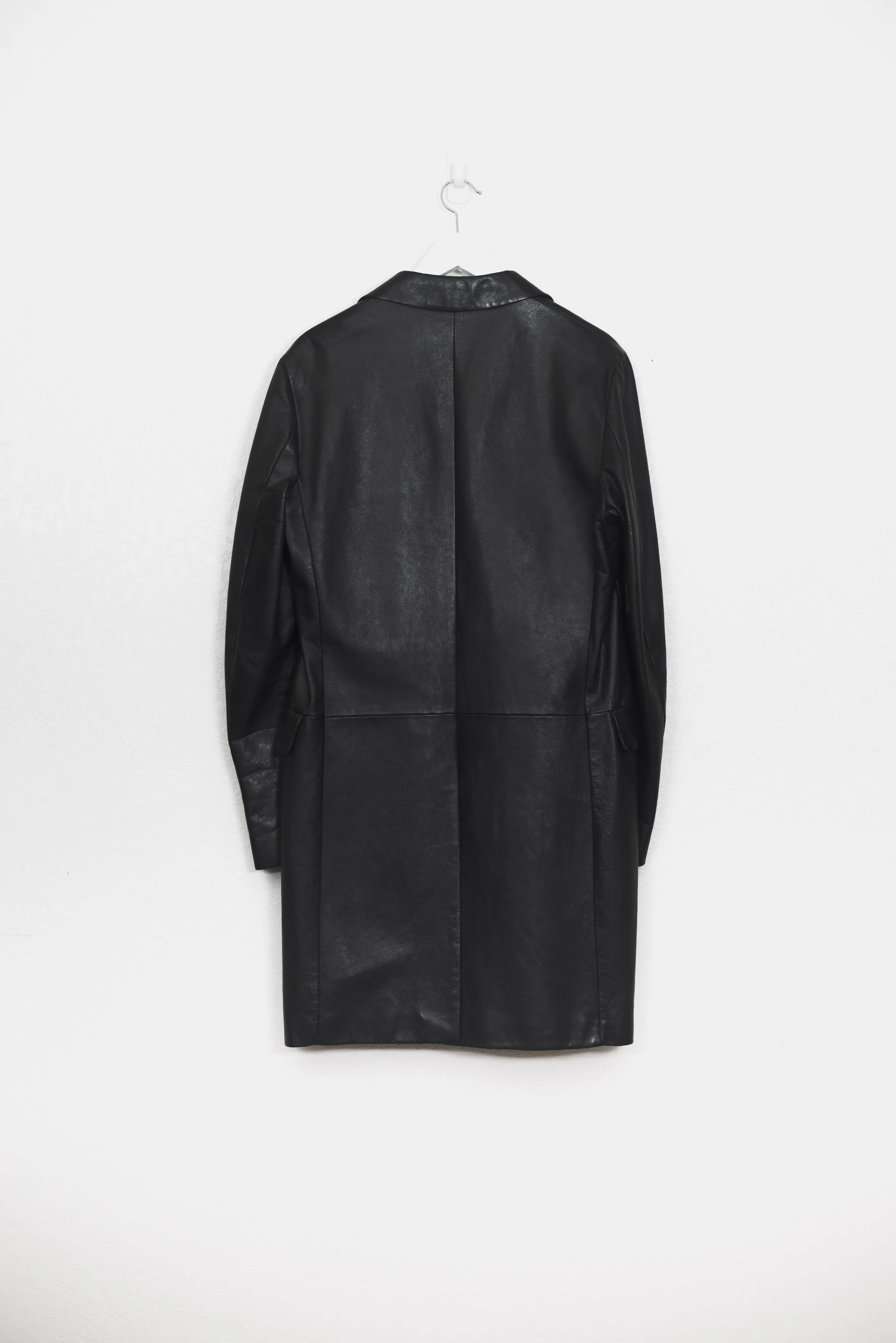 Helmut Lang 00s Leather Chesterfield