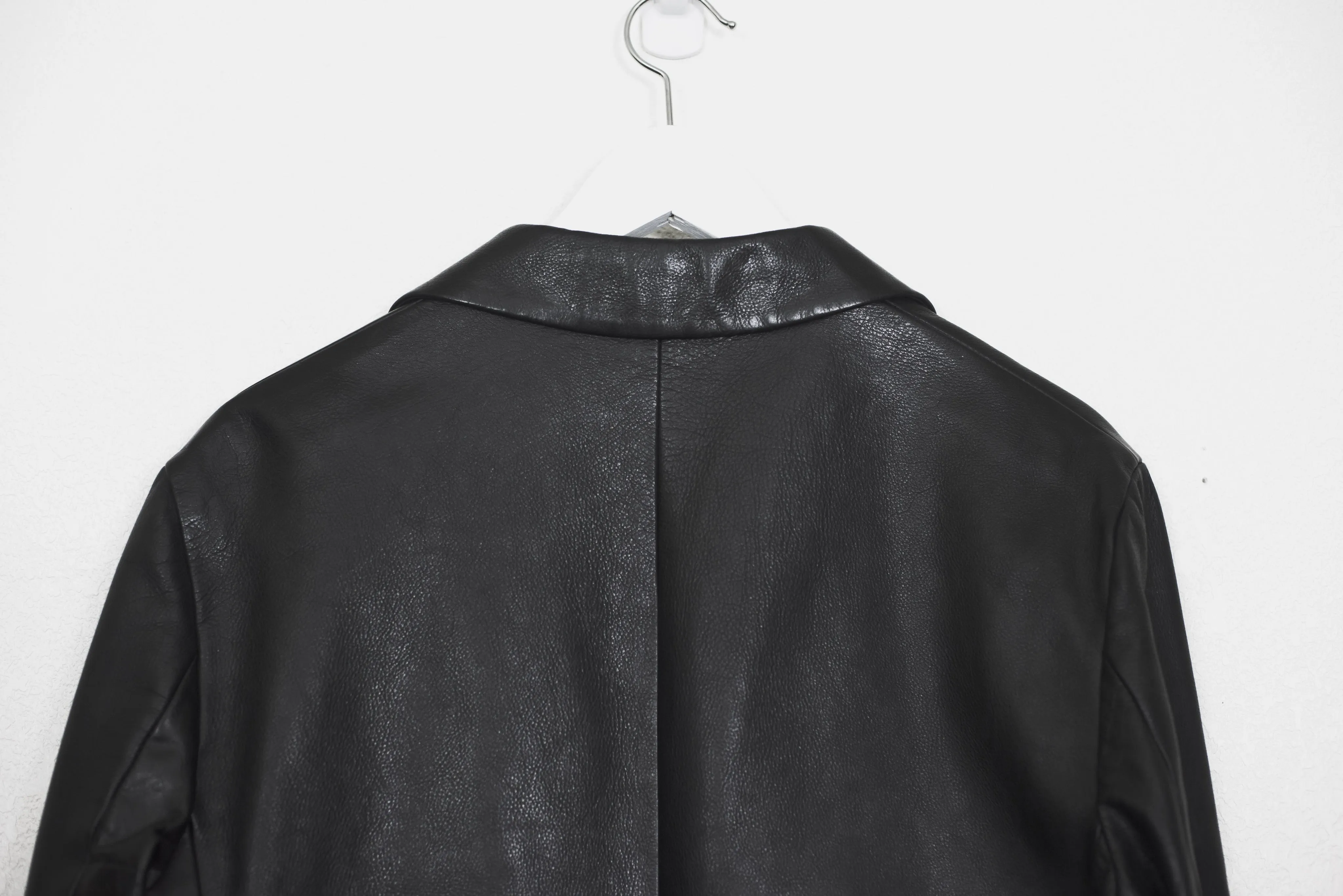 Helmut Lang 00s Leather Chesterfield