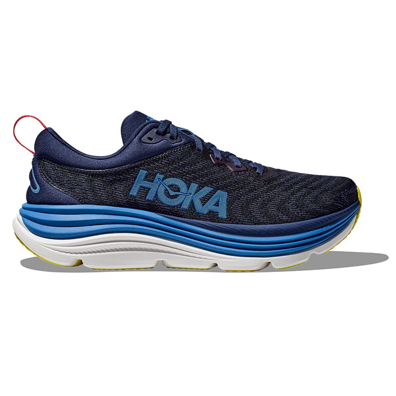 Hoka 1127929 Men's GAVIOTA 5 Road Running Shoes Bellwether Blue Evening Sky