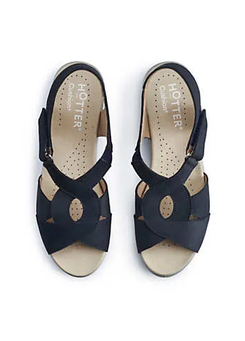 Hotter Isabelle Navy Women’s Sandals | Grattan