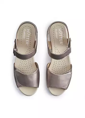 Hotter Iyla Rose Gold Women’s Sandals | Grattan