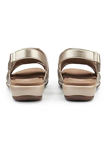 Hotter Madrid Gold Women’s Sandals | Grattan