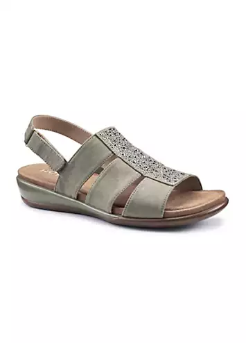 Hotter Madrid Khaki Women’s Sandals | Grattan