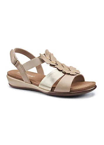 Hotter Pamplona Nude Gold Women’s Sandals | Grattan