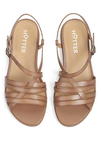 Hotter Sienna Rich Tan Women’s Sandals | Grattan