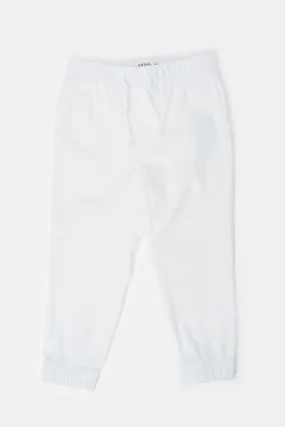 Infant Boys White Chino Trousers