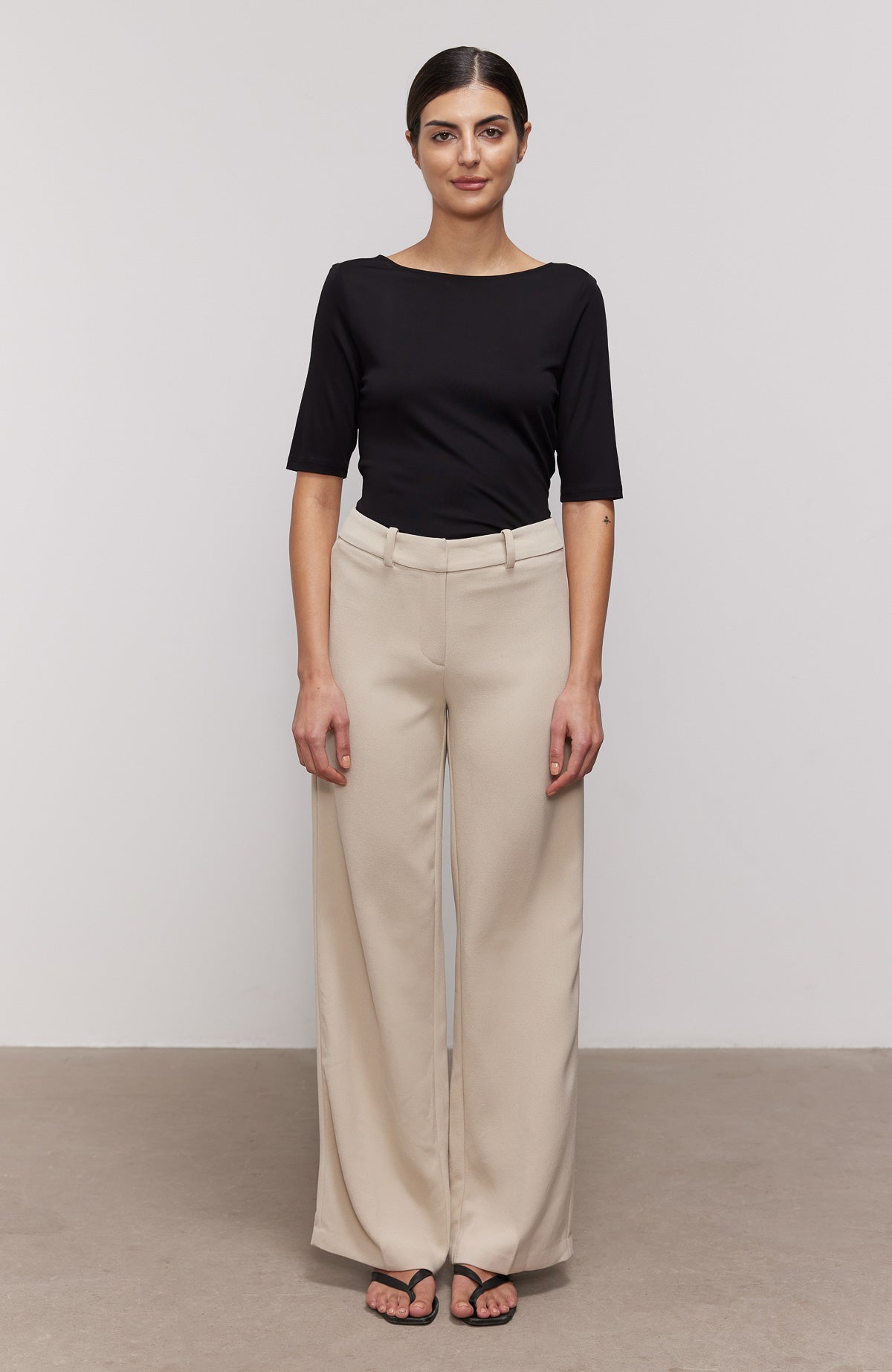 Ingrid Heavy Crêpe Trousers