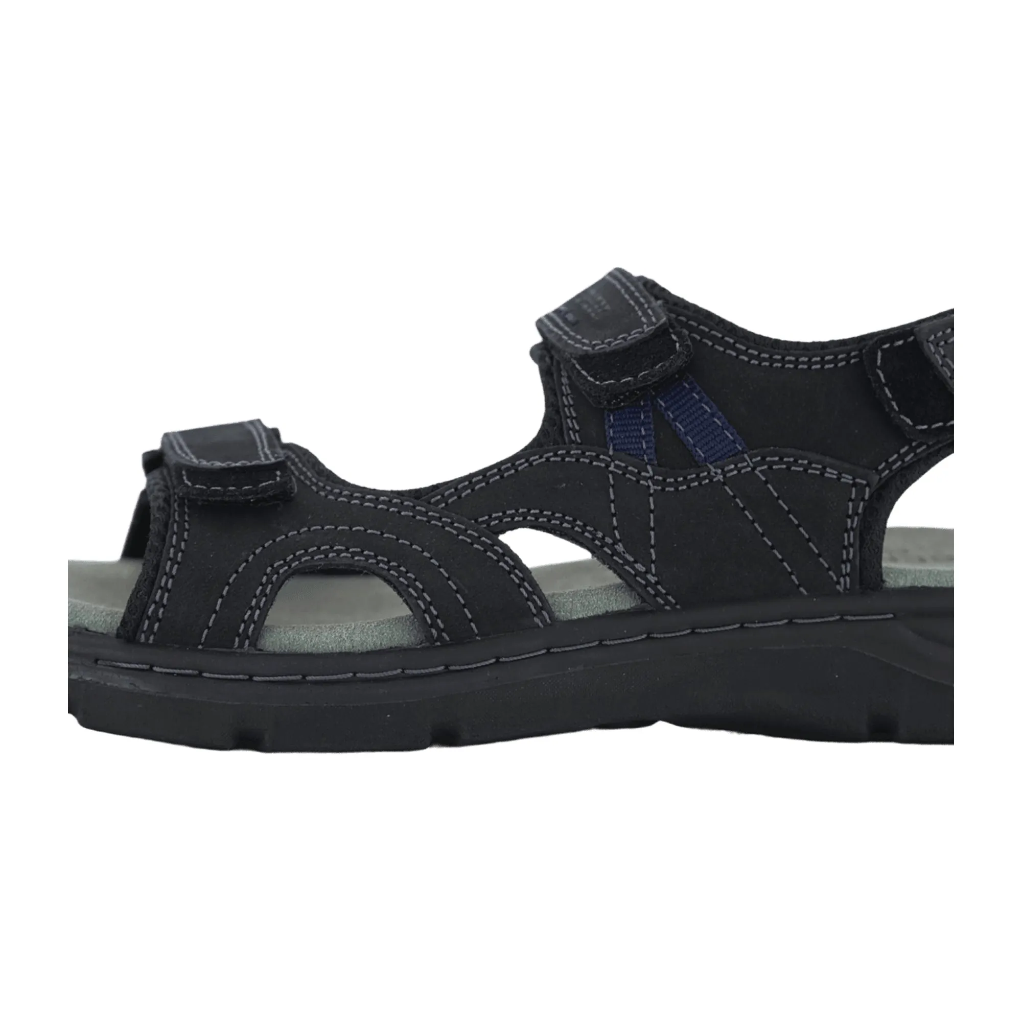 Josef Seibel Comfortable Sandals for Men in Black