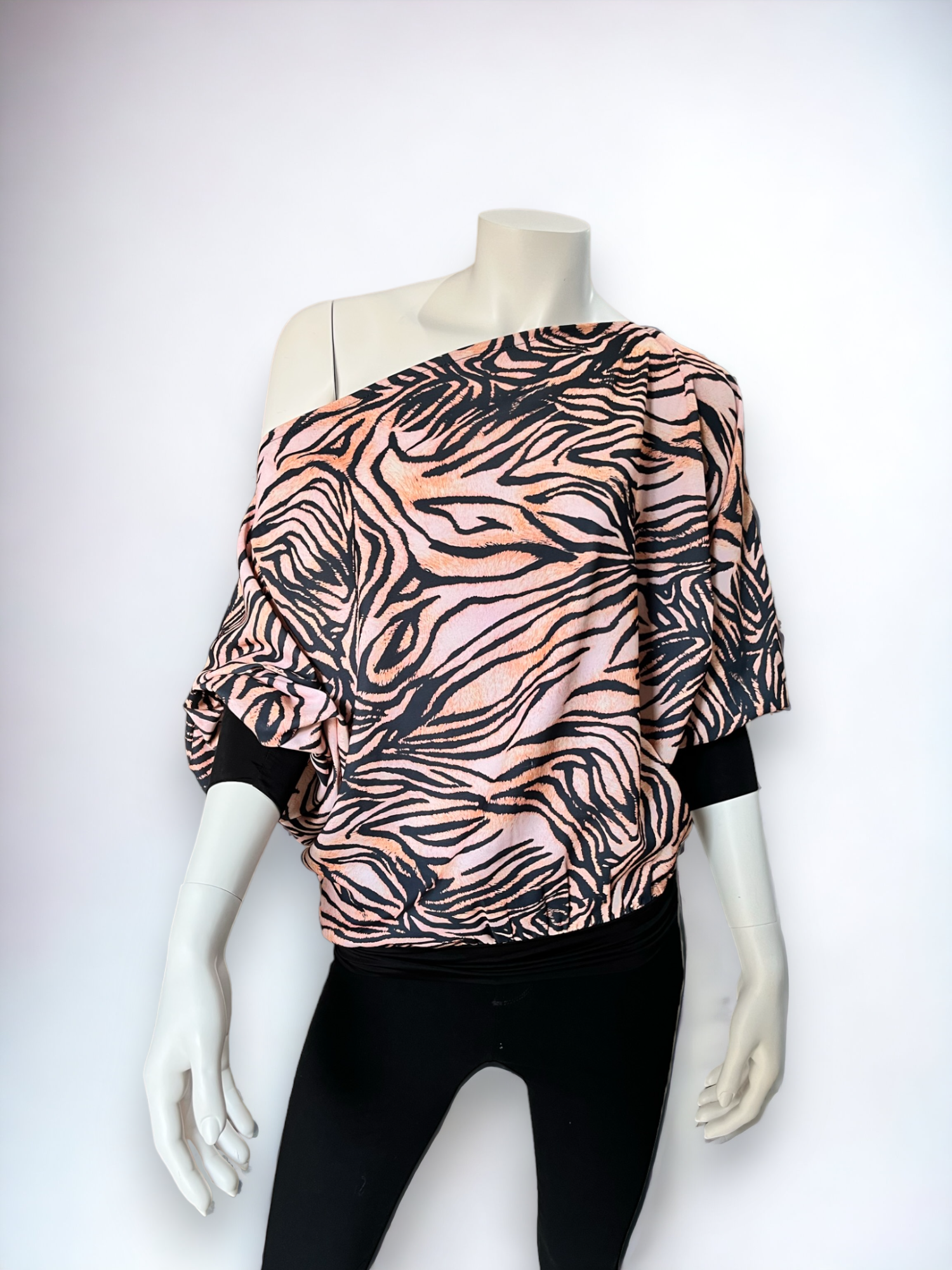 Julisha Top - Orange Zebra