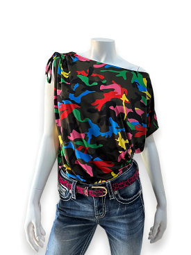 Kakena Top - Colourful Camo