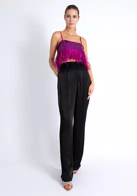 Karina Grimaldi - Hecate Sequin Top - Magenta