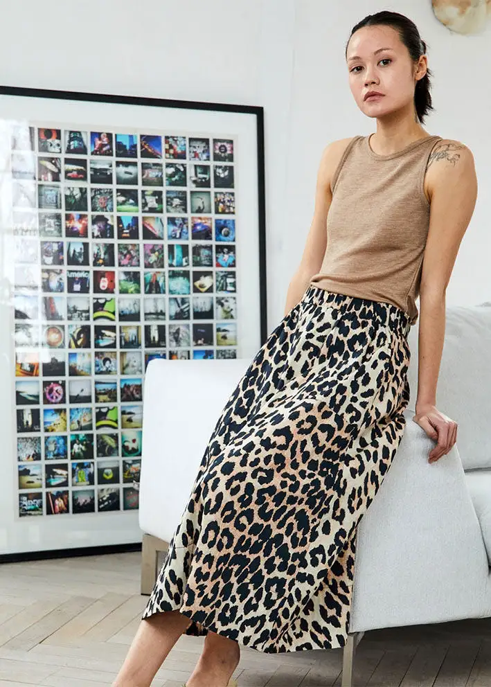 La Rouge Leonora Skirt - Nederdel - Leopard