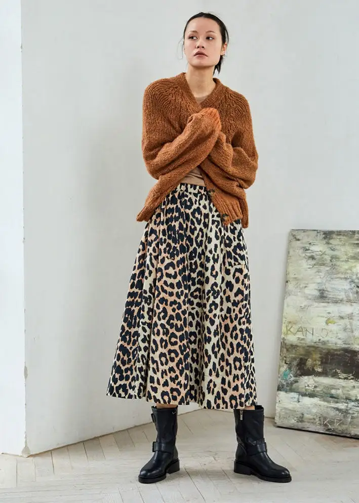 La Rouge Leonora Skirt - Nederdel - Leopard