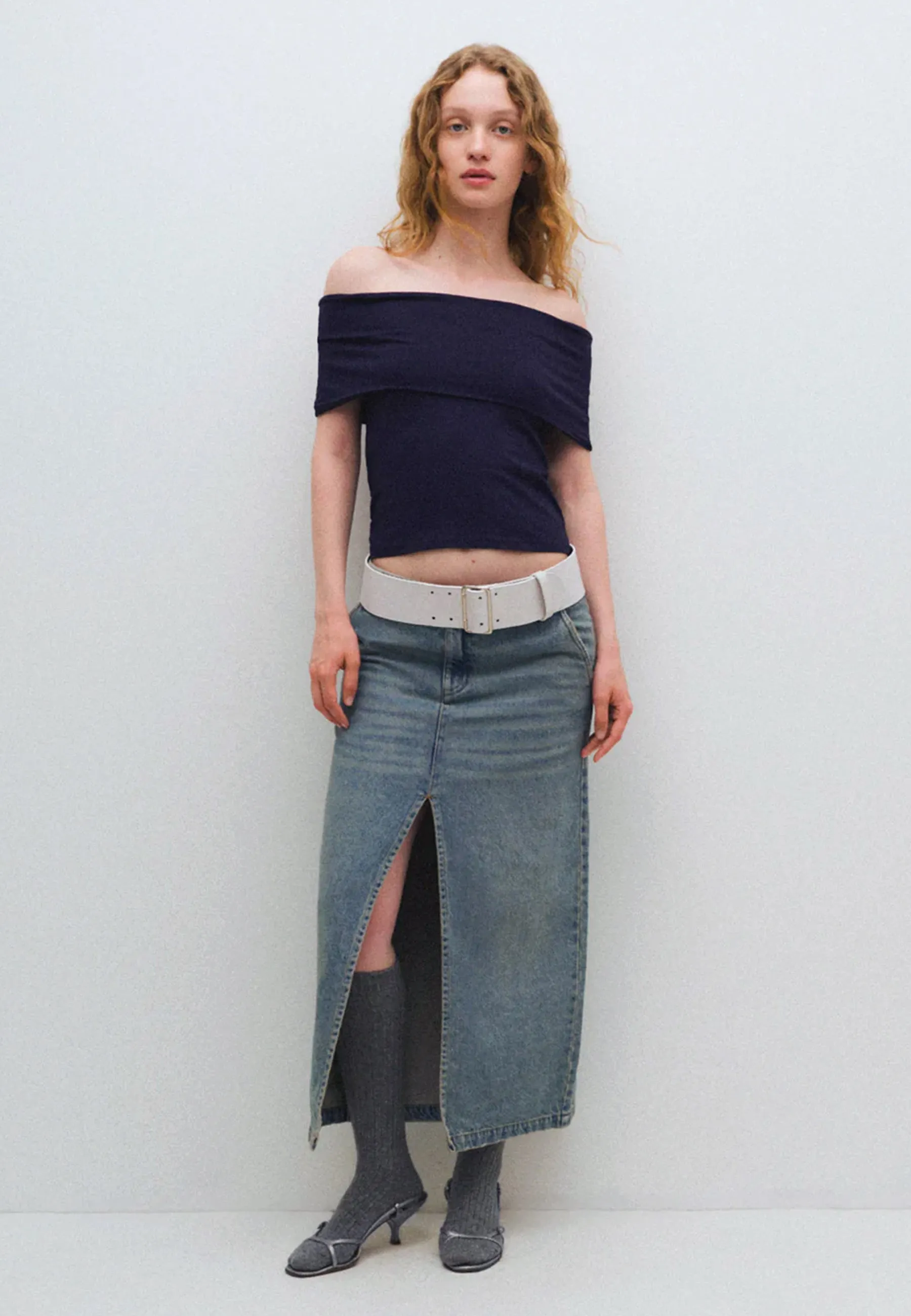 Leslie Skirt - Denim