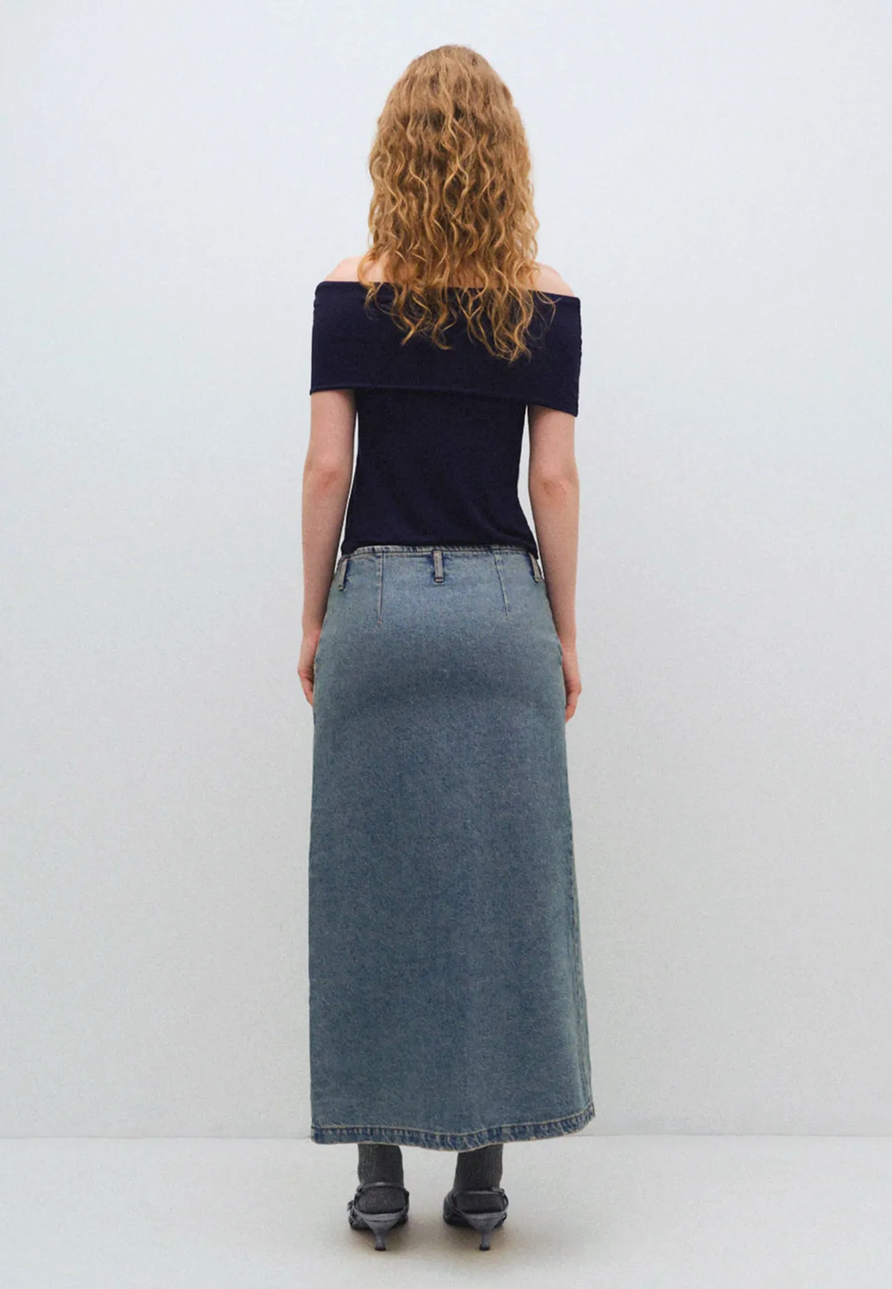 Leslie Skirt - Denim