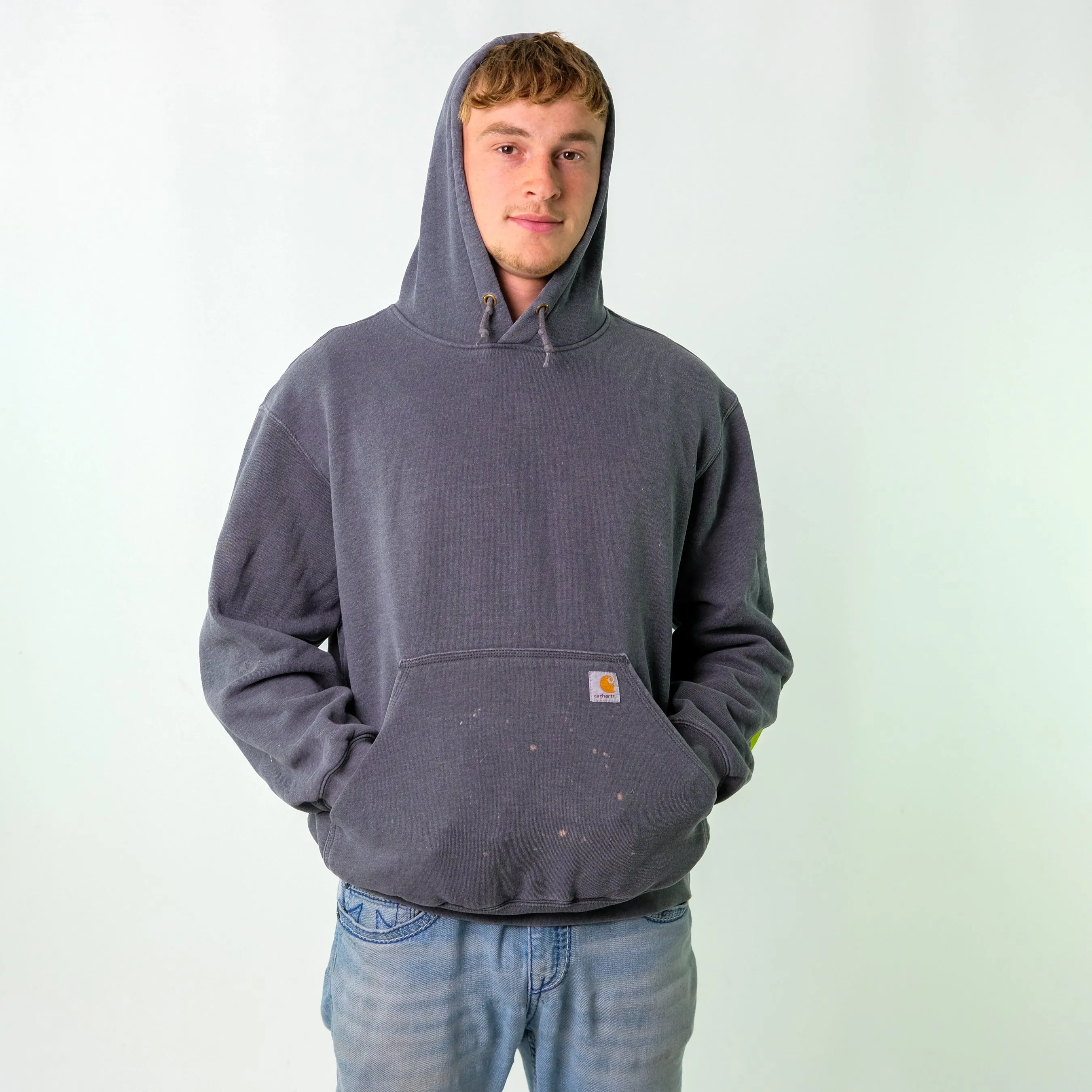 Light Blue y2ks Carhartt Hoodie (L)