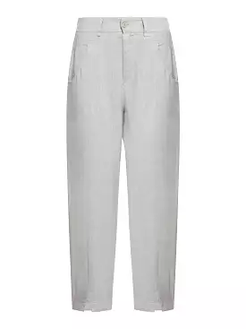 linen blend trousers