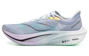 LINING Feidian 4 Challenger Running Shoes Men Low-top Light Mist Violet / Rose Purple / Fluorescent Ice Blue