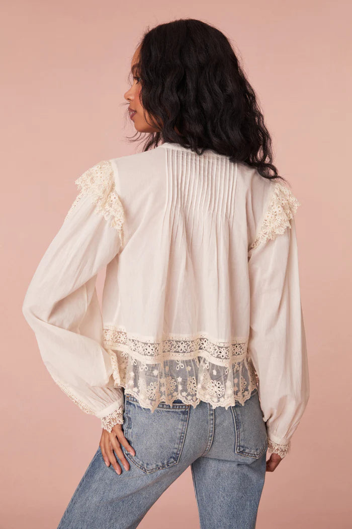 Loveshackfancy - Kava Top - Cream