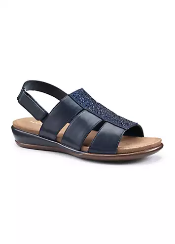 Madrid Navy Women’s Sandals by Hotter | Look Again