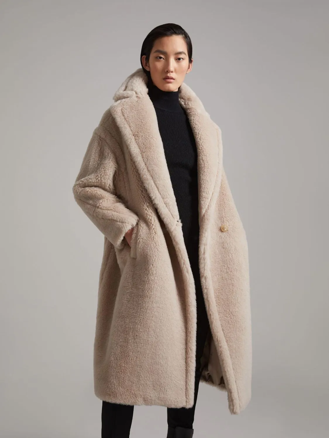 MAX MARA Elegant Arena Alpaca Blend Jacket