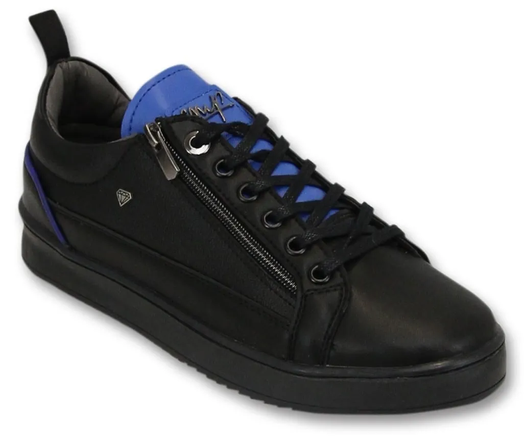 Maximus Black Blue Men Trainers Black 