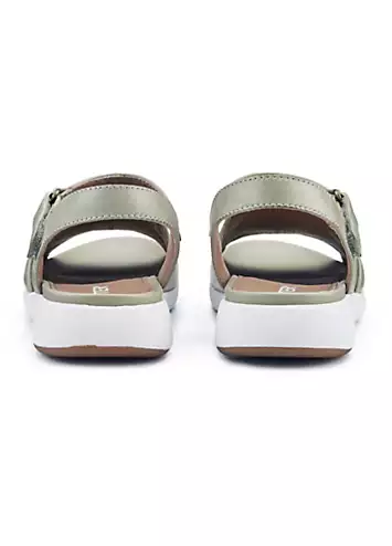 Meander Khaki Women’s Sandals by Hotter | Look Again