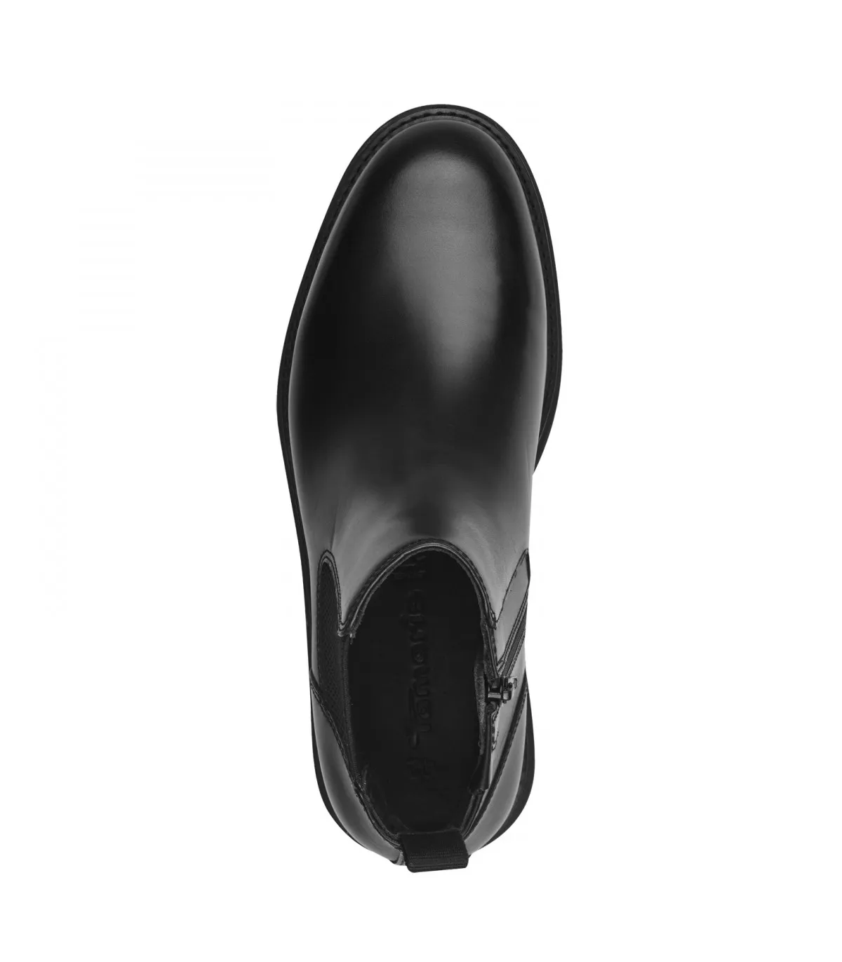 Men Leather Boots Tamaris- Black 15400