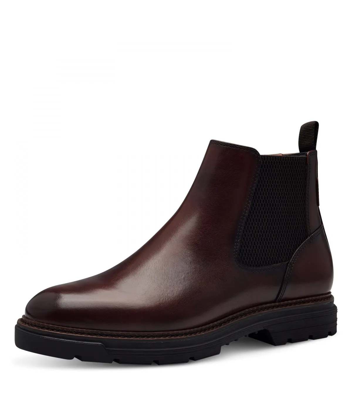 Men Leather Boots Tamaris- Cognac 15400