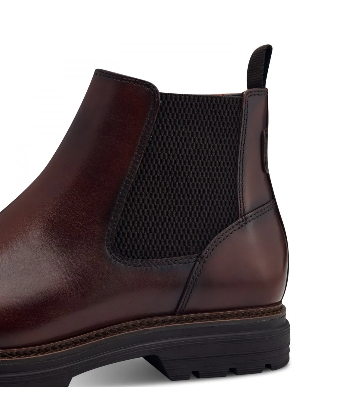 Men Leather Boots Tamaris- Cognac 15400