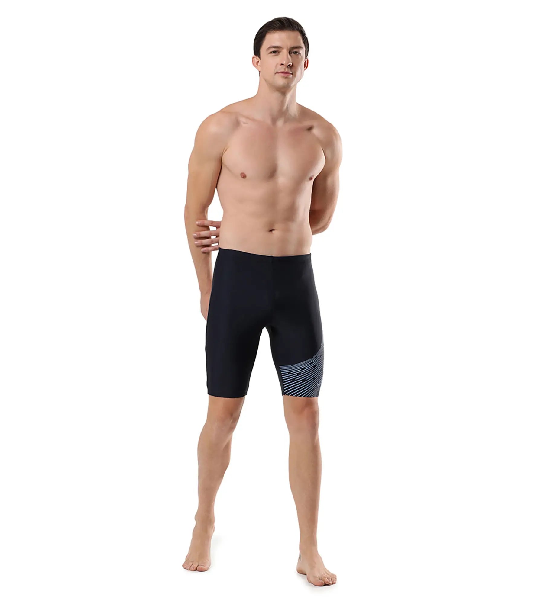 Men's Endurance Medley Logo Jammer - True Navy & Curiousblue