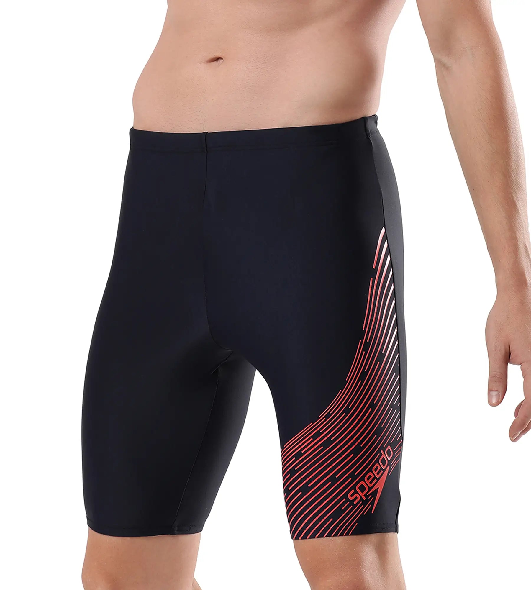 Men's Endurance Medley Logo Jammer - True Navy & Watermelon