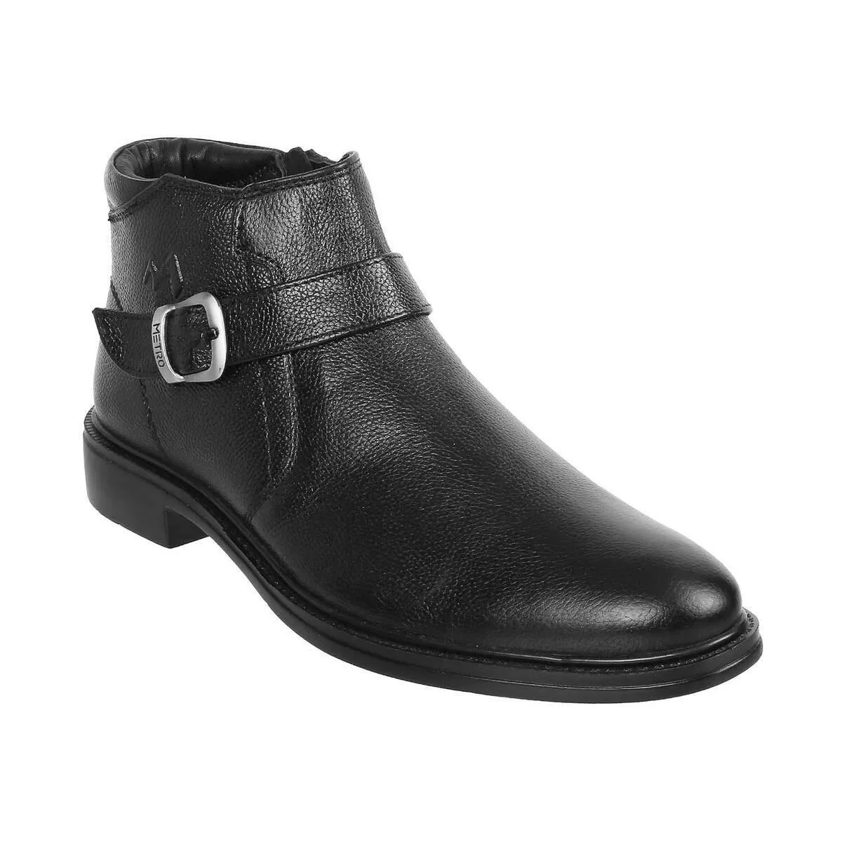 Metro Men Black Formal Boots