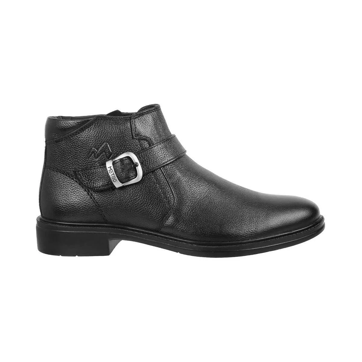 Metro Men Black Formal Boots