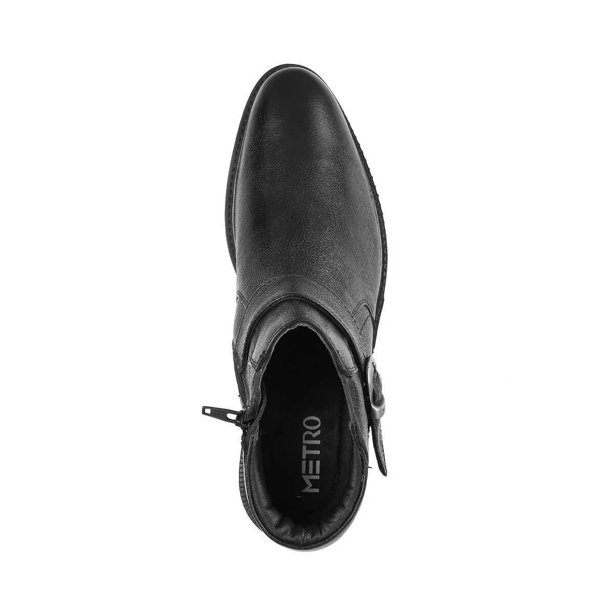 Metro Men Black Formal Boots