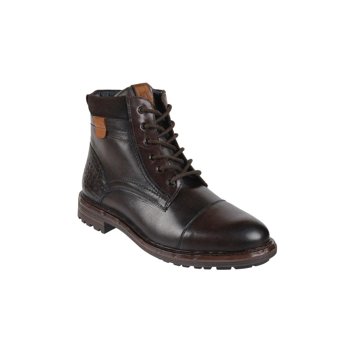 Metro Men Brown Casual Boots