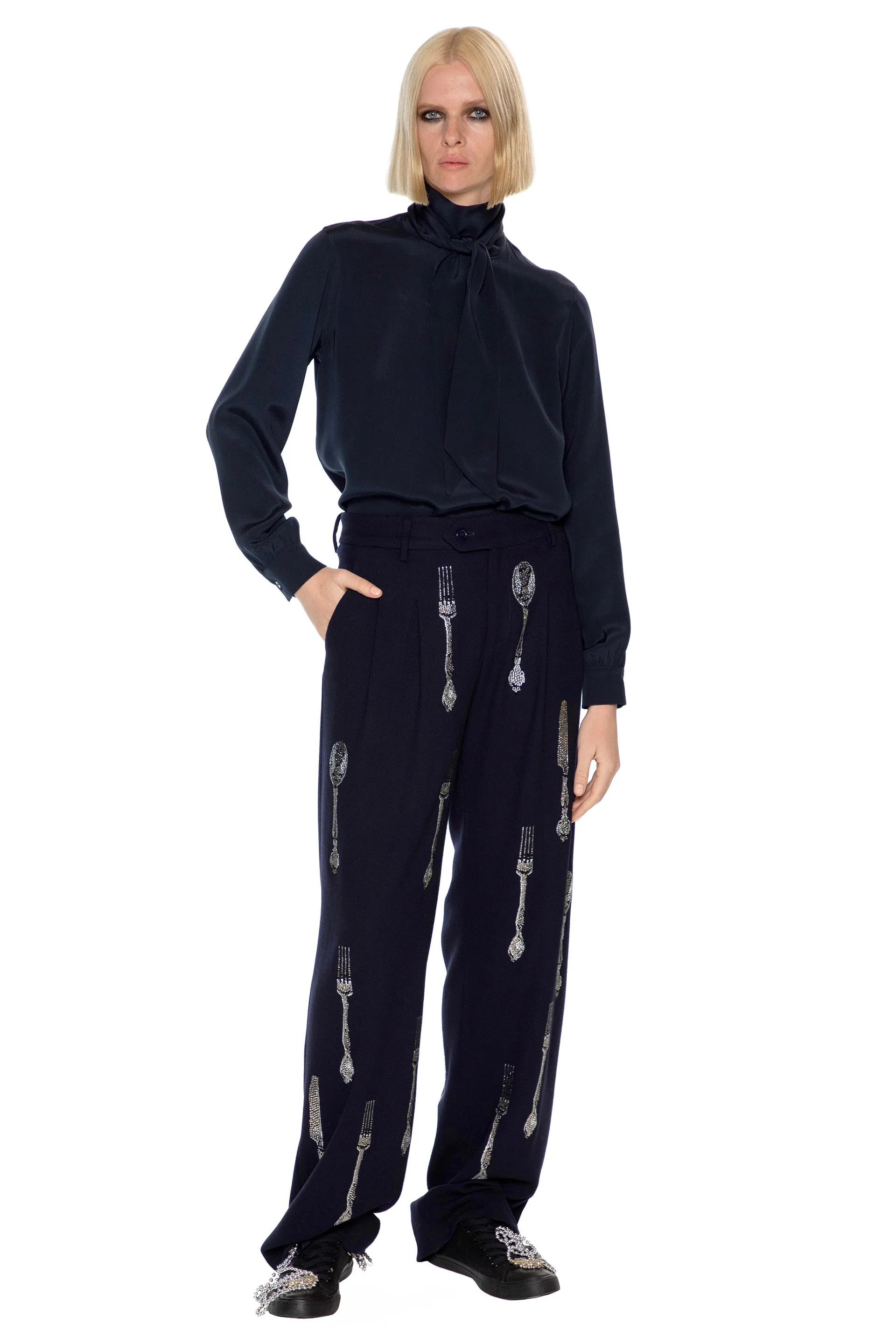 'MICHELIN STAR' BAGGY TROUSERS