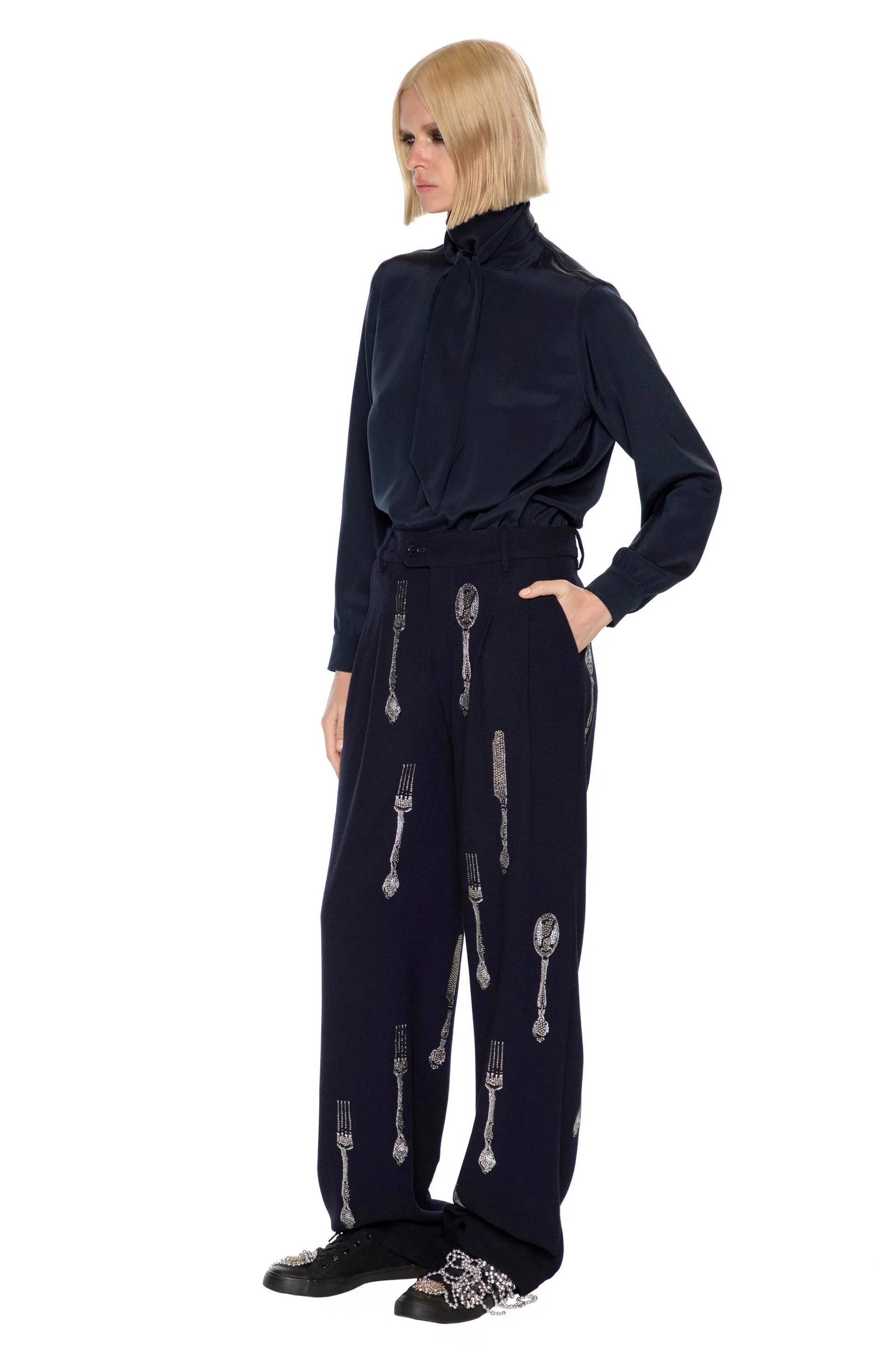 'MICHELIN STAR' BAGGY TROUSERS