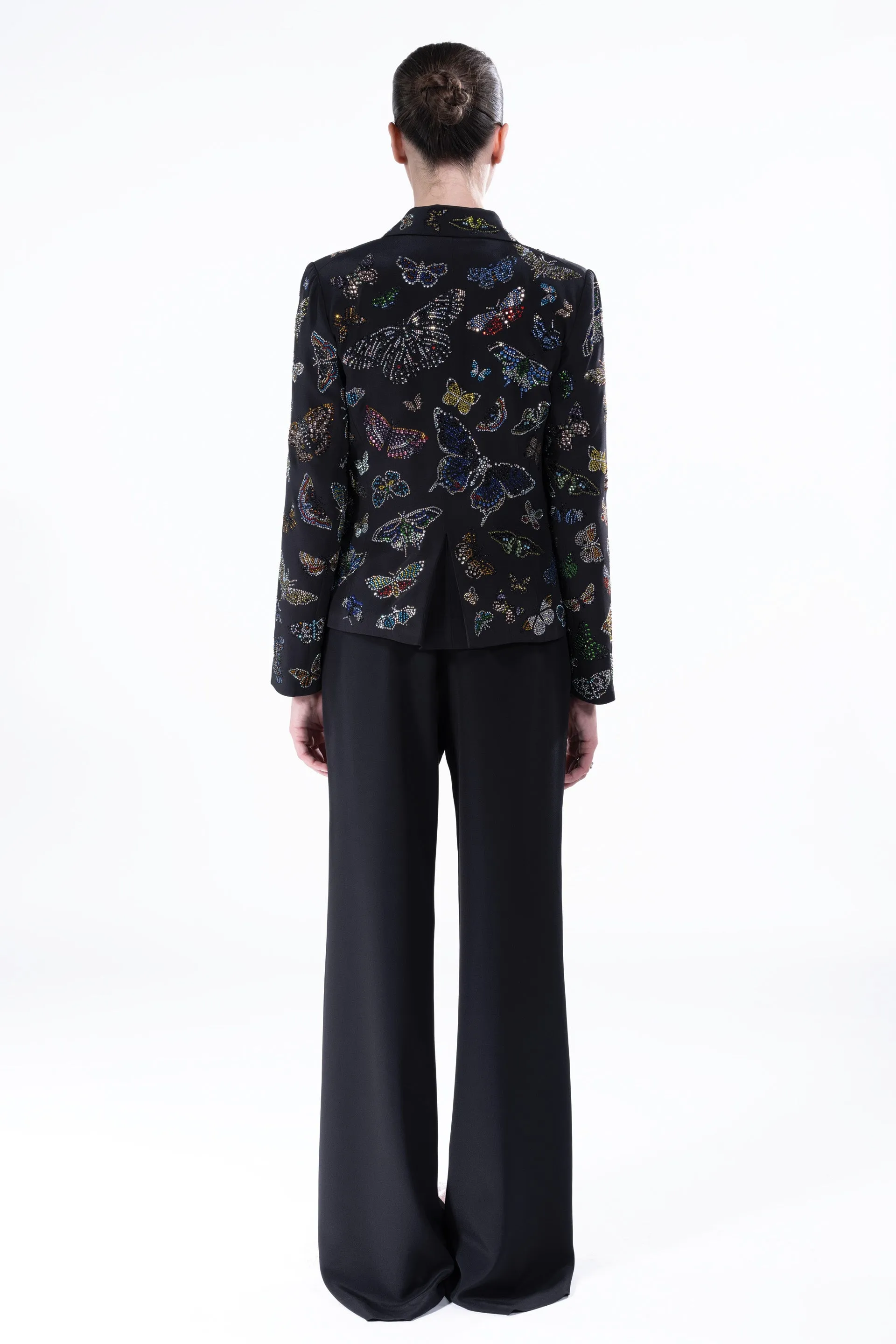 'Millions of Butterflies' Wide Leg Trousers