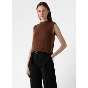 Mohair Vest | Women | Mid Camel