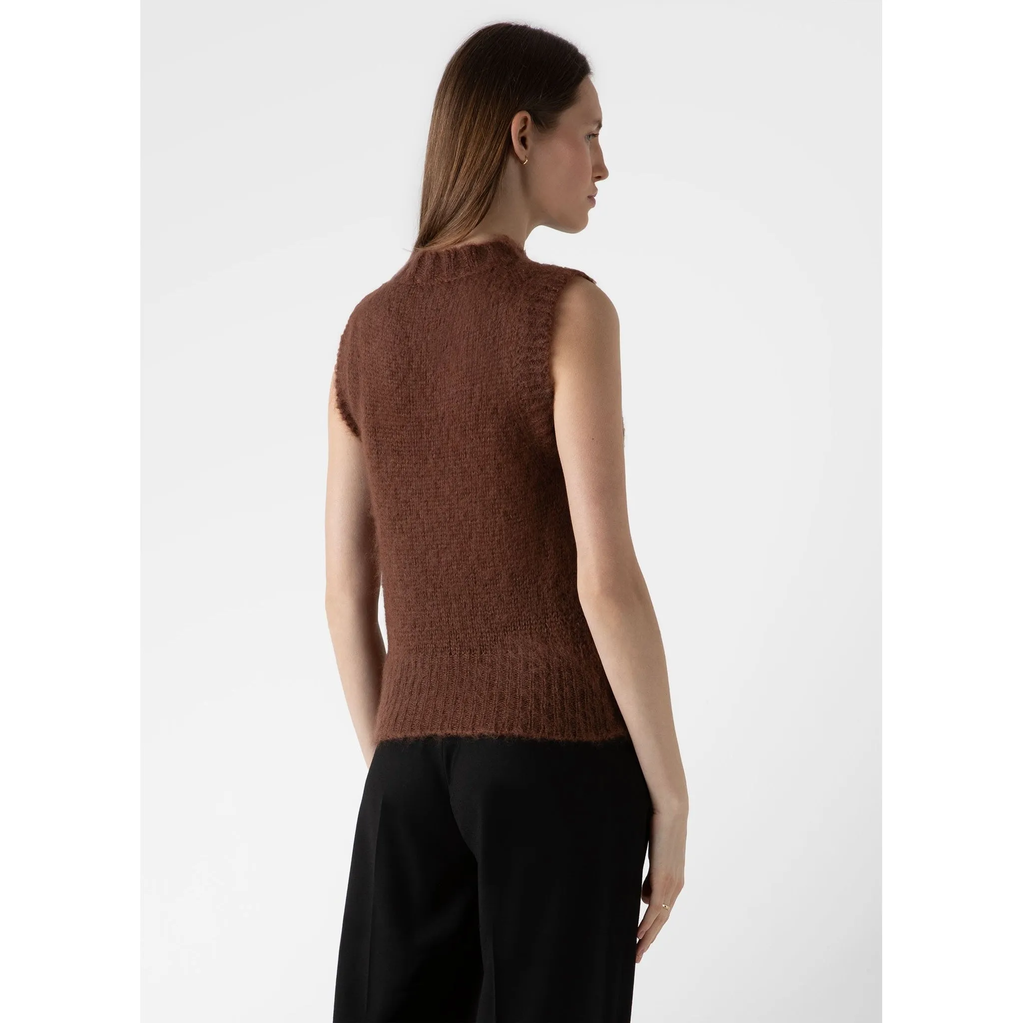 Mohair Vest | Women | Mid Camel