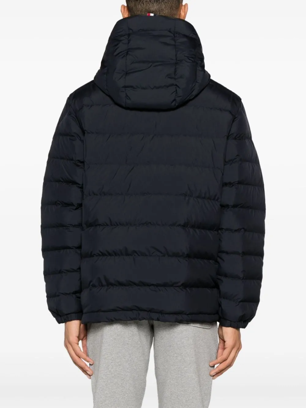 MONCLER Navy Short Parka Jacket for Men - SS24