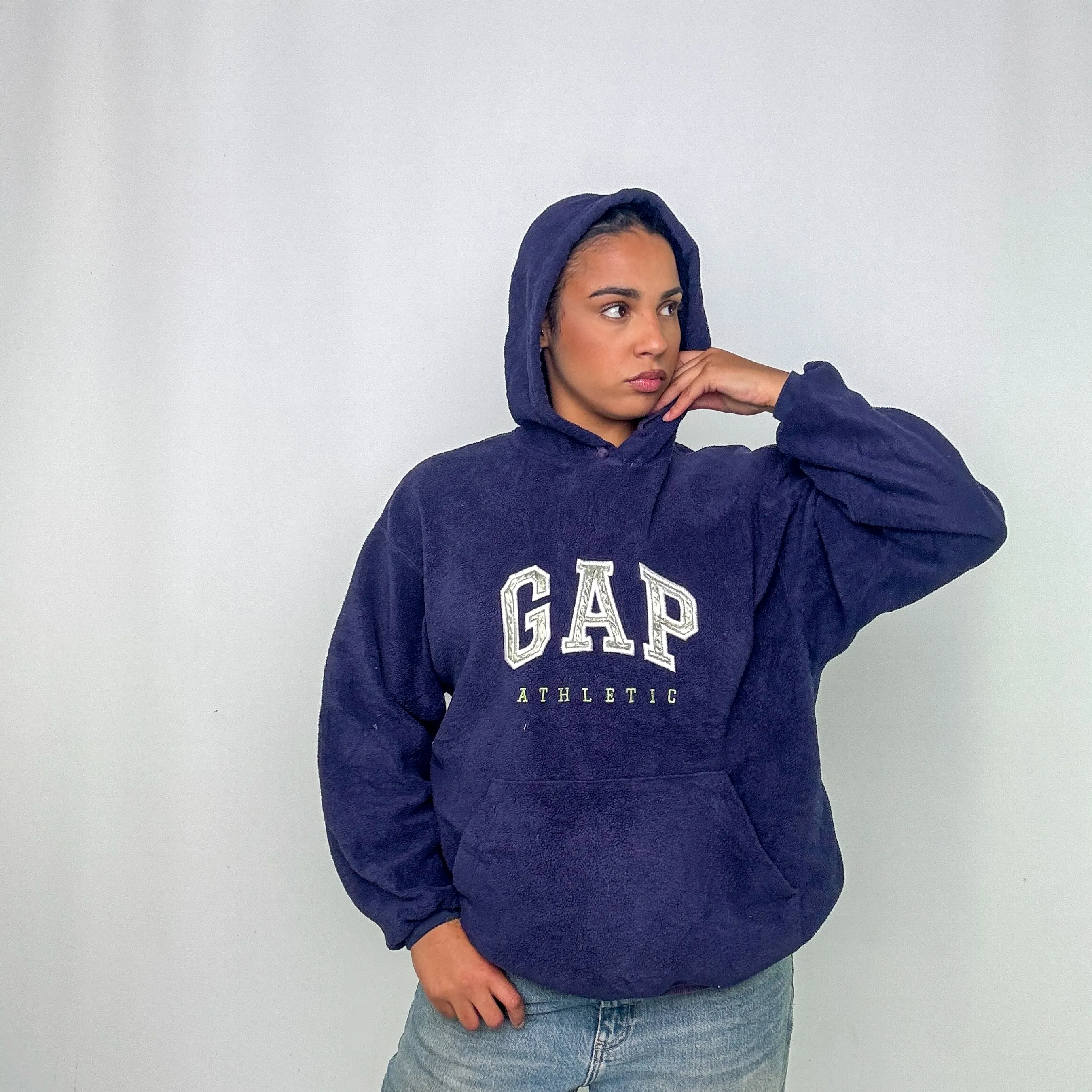 Navy Blue y2ks Gap Hoodie (L)