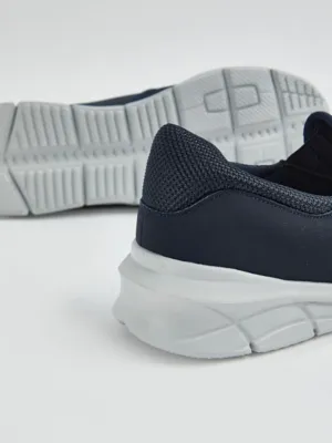 Navy Mesh Slip On Trainers | Men | George at ASDA