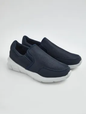 Navy Mesh Slip On Trainers | Men | George at ASDA