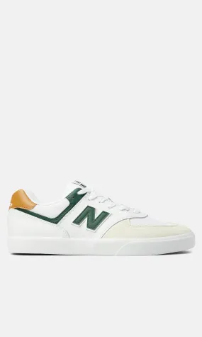 New Balance Numeric 574 Vulc skate shoes White | Men | Junkyard